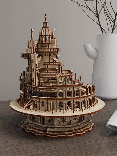 Surplusfun 002-Castle 3D Wooden Puzzle