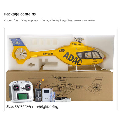 EC135 470 Class RC Helicopter ADAC 6CH 2.4G with ACE Flight Controller & GPS
