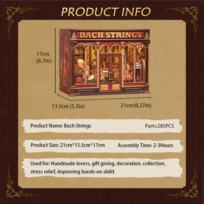 Bach Strings DIY Miniature House