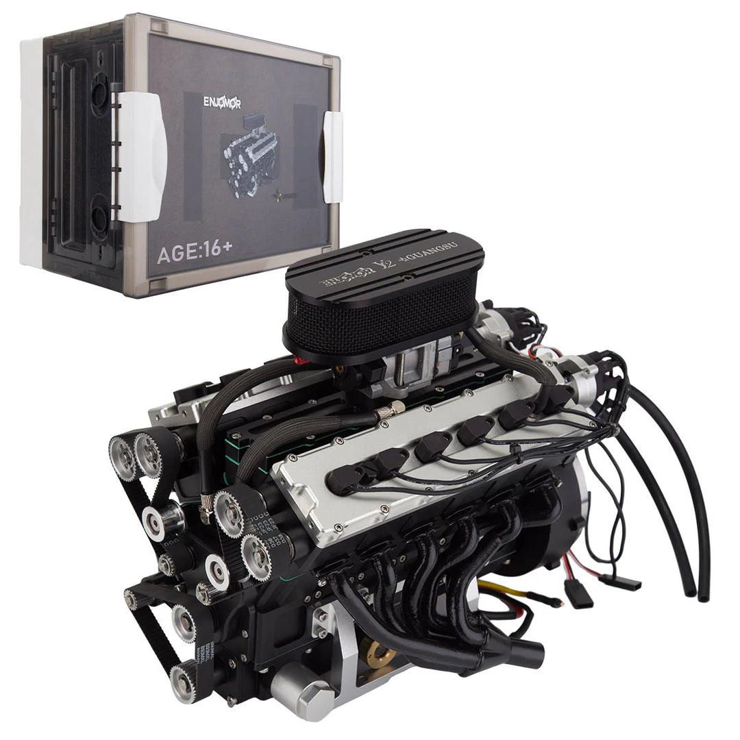 V12 Engine GS-V12 72CC DOHC 4-Stroke 12-Cylinder 48-Valve Water-Cooled Electric Start Gasoline Engine Model - V12 Engine Model That Works