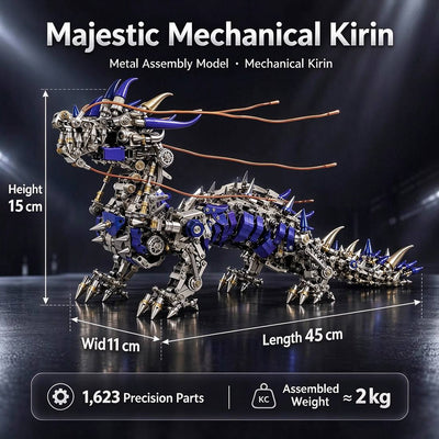 Qilin Mechanical Metal Model Kit（1623PCS）