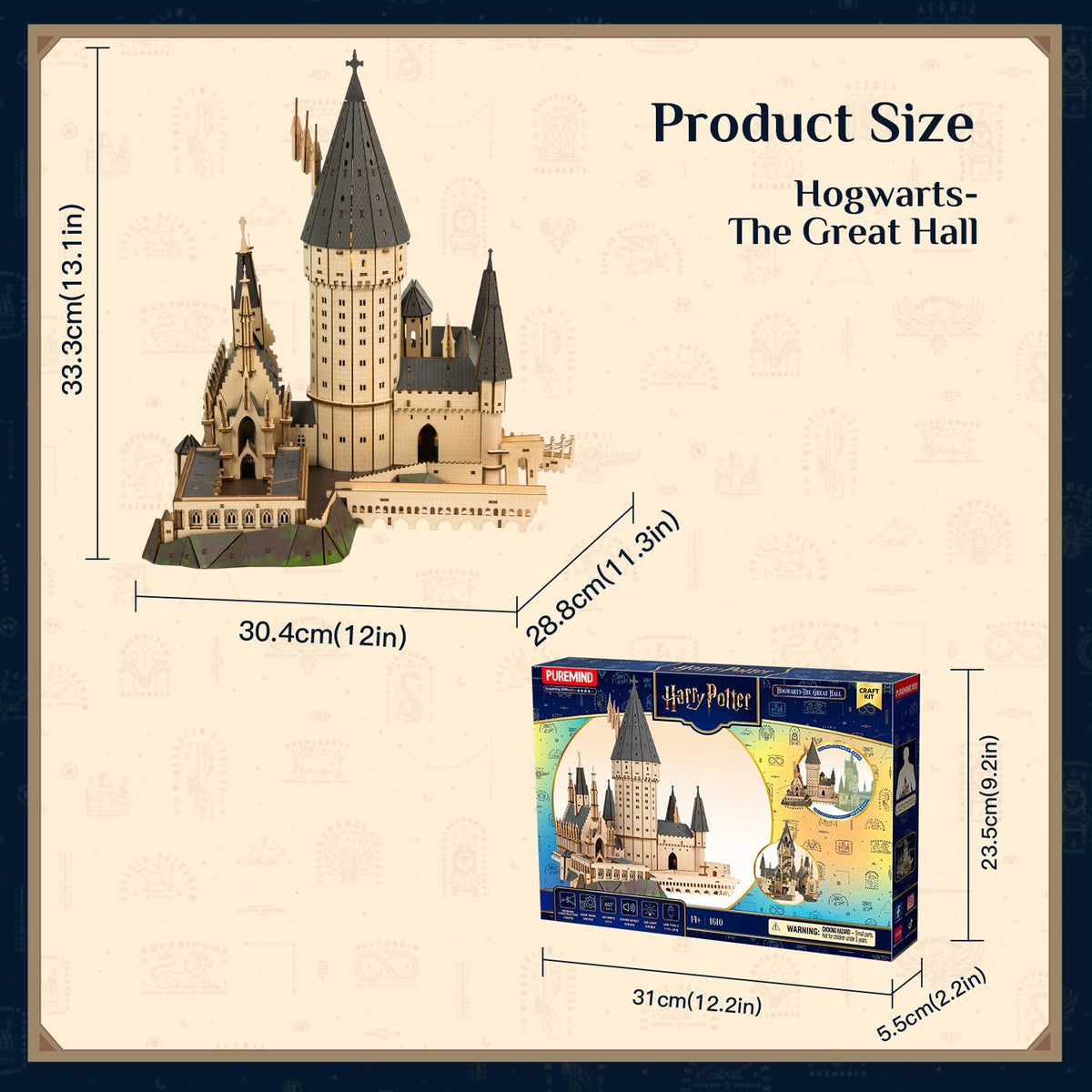 Great Hall 3D Wooden Puzzle