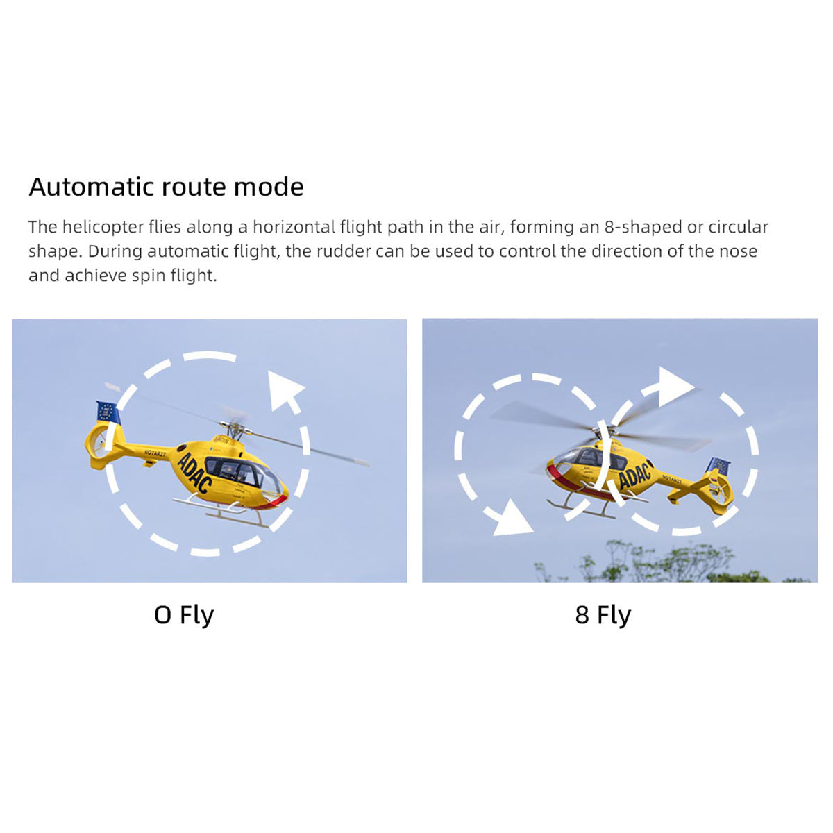 EC135 470 Class RC Helicopter ADAC 6CH 2.4G with ACE Flight Controller & GPS
