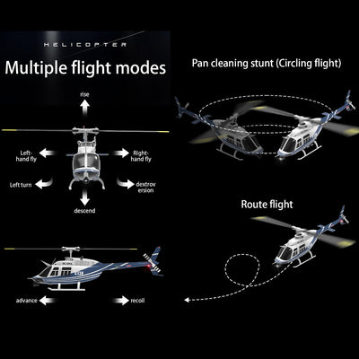 RC ERA C138 206 RC Helicopter 2.4G 6CH 1/33 Scale No Aileron Helicopter