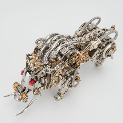 Wild Boar with Iron Tusk 3D Metal Model Kit Puzzle (1100PCS)