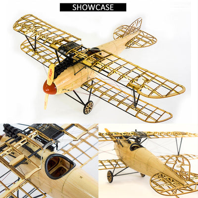 1/18 Scale Albatros D.III WWI Fighter Aircraft Wooden Model Kit