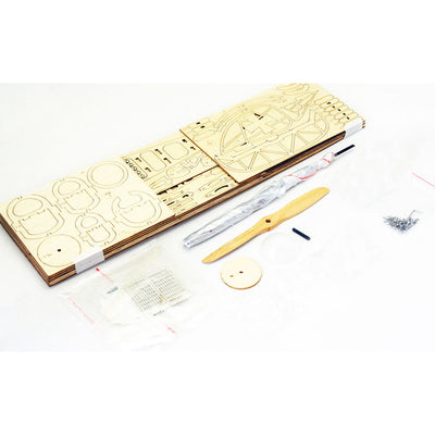 1/18 Scale Albatros D.III WWI Fighter Aircraft Wooden Model Kit
