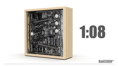 Gravity Rolling Ball Timer Mechanical Clock
