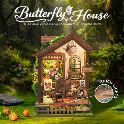 Butterfly House DIY Book Nook Kit