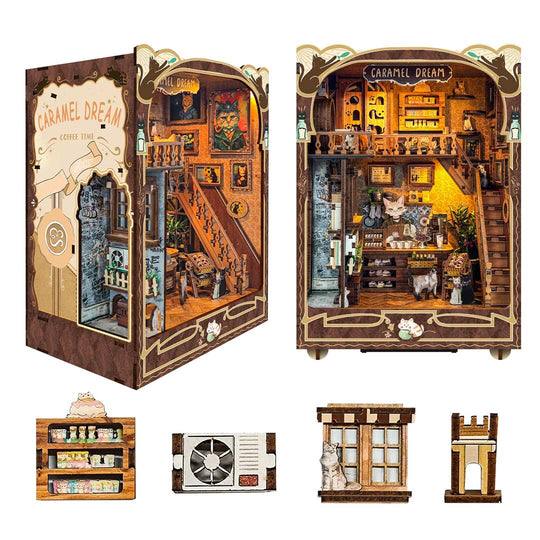 Caramel Dreams Cat Café Book Nook