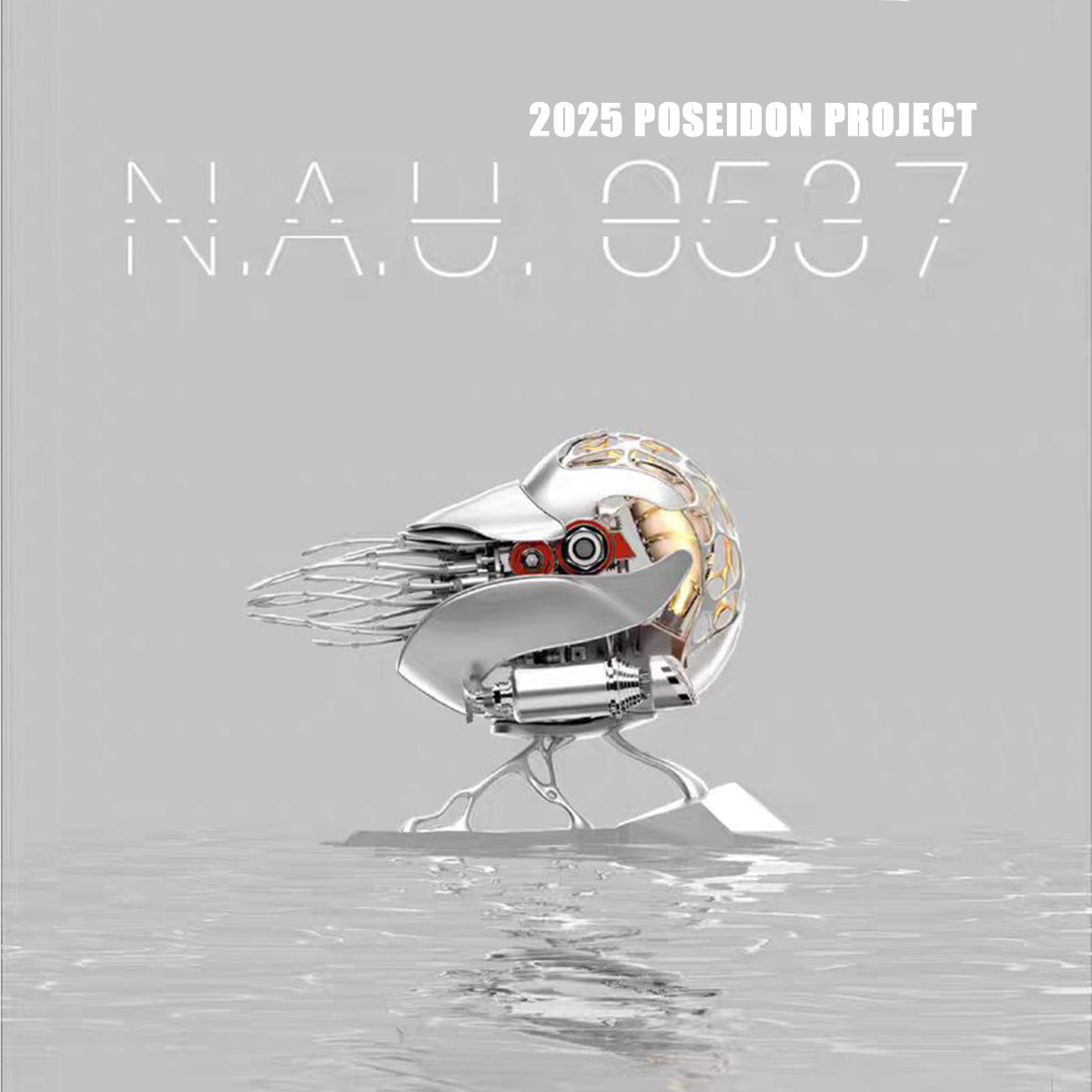 Mechanical Nautilus DIY 3D Metal Model