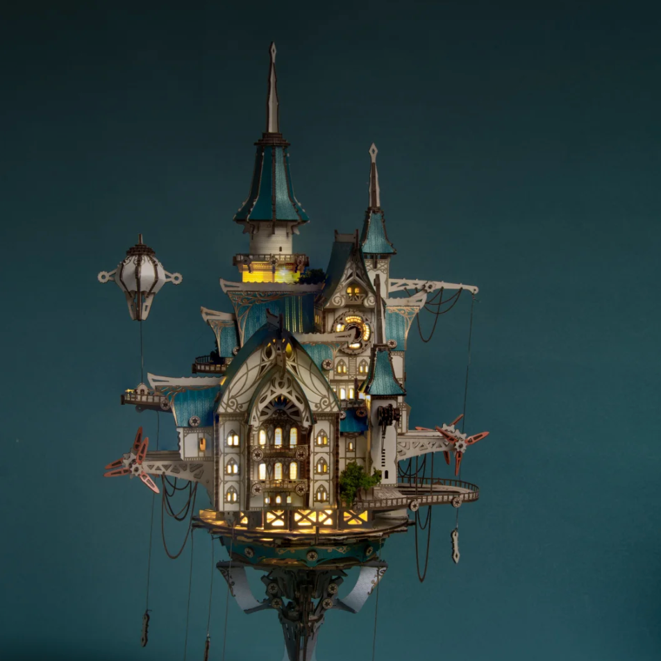 Fantasy Steam Castle 3D Wooden Puzzle