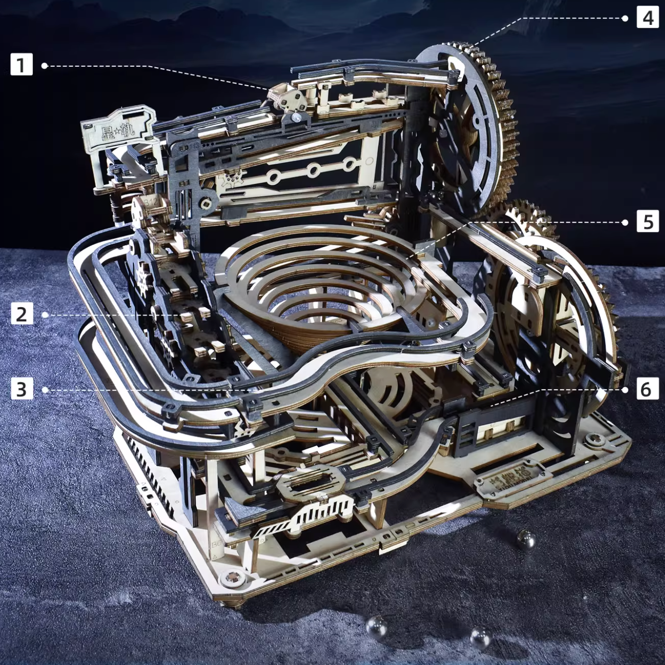 Interstellar Orbit 3D Wooden Puzzle
