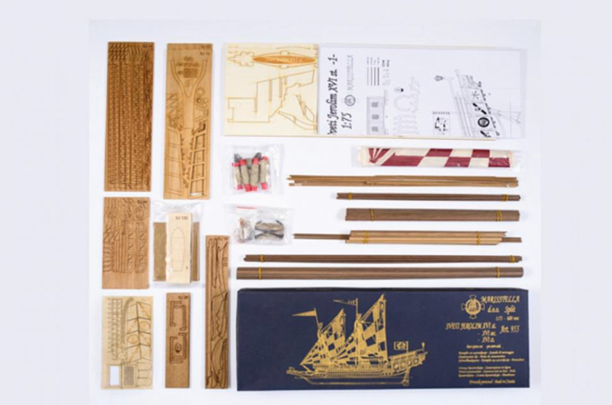 St.Jerome 3D Wooden Ship