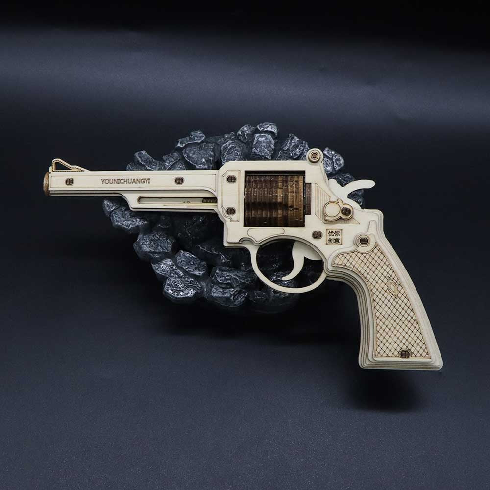 Small Pistol 3D Wooden Puzzle