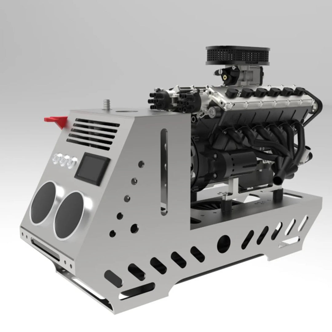 V12 Engine GS-V12 72CC DOHC 4-Stroke 12-Cylinder 48-Valve Water-Cooled Electric Start Gasoline Engine Model - V12 Engine Model That Works