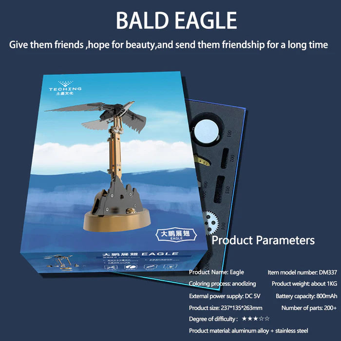 American Bald Eagle Model Kit - Haliaeetus Leucocephalus