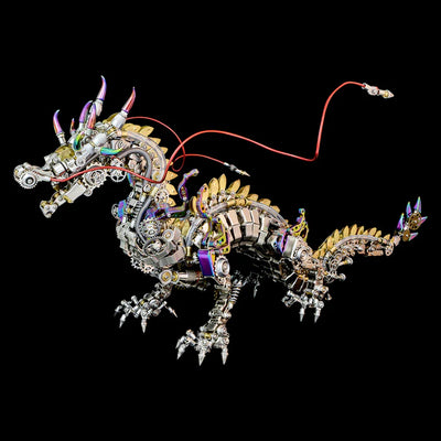 Mechanical Dragon 3D Metal Crafts DIY Assembly Model Kit Art Device-2030+PCS