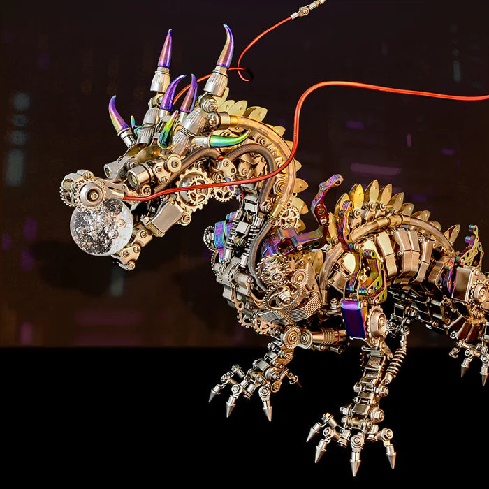 Mechanical Dragon 3D Metal Crafts DIY Assembly Model Kit Art Device-2030+PCS