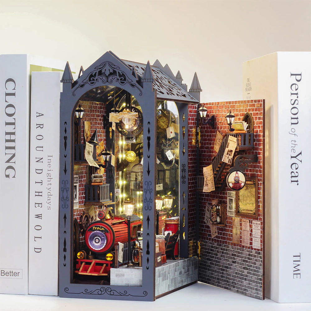 Train Platform DIY Book Nook
