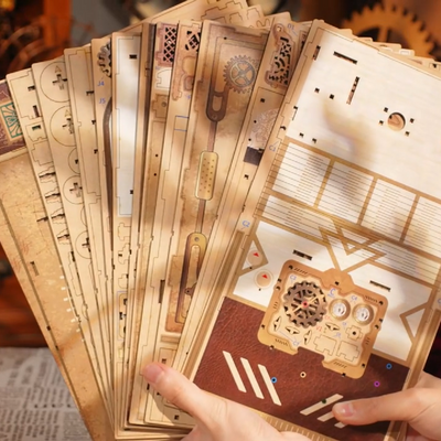 Steam Fantasy DIY 3D Wooden Puzzle