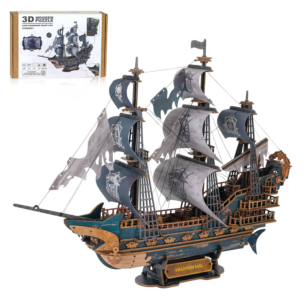 Shadow Sail 3D Ship Puzzle