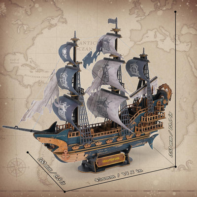 Shadow Sail 3D Ship Puzzle