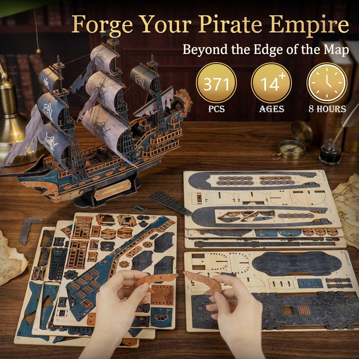 Shadow Sail 3D Ship Puzzle