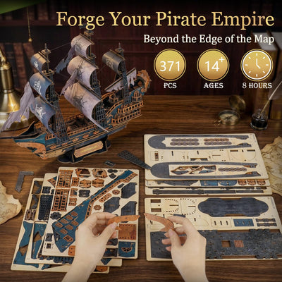 Shadow Sail 3D Ship Puzzle