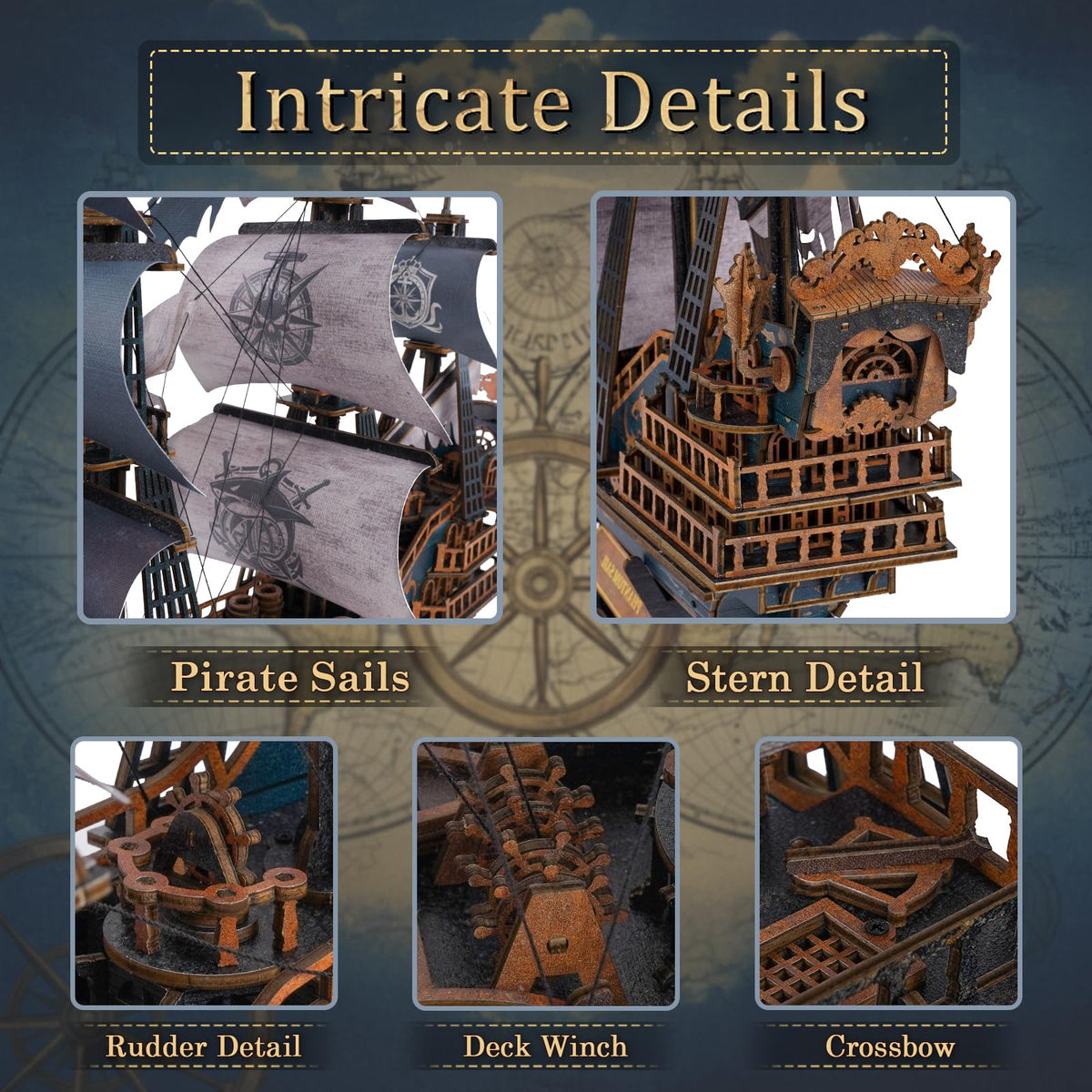 Shadow Sail 3D Ship Puzzle
