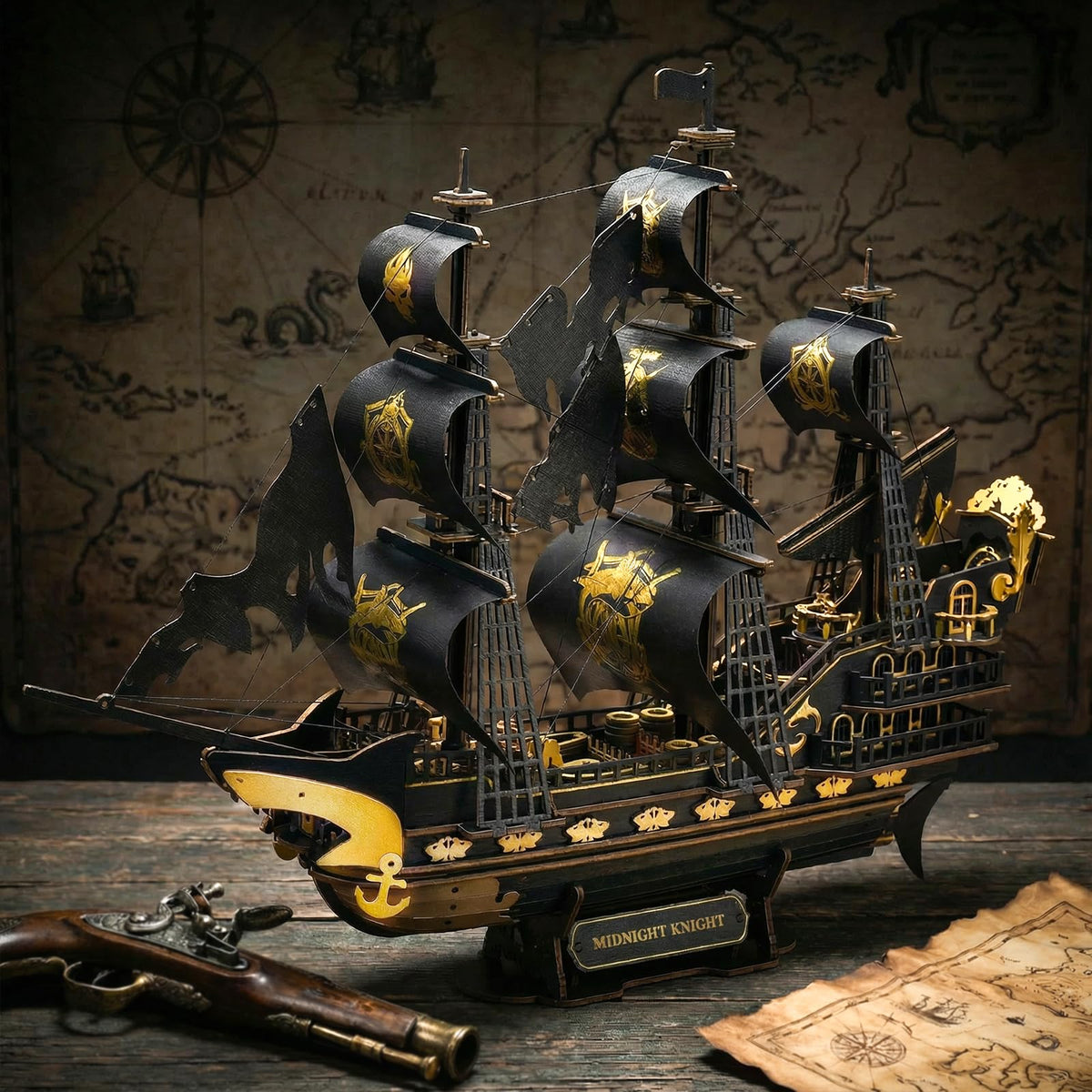 Shark Ship 3D Model Kit