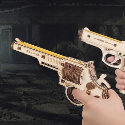 Small Pistol 3D Wooden Puzzle