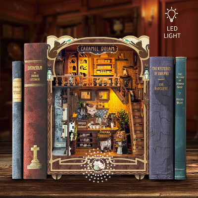 Caramel Dreams Cat Café Book Nook