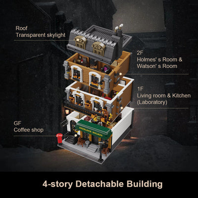 Sherlock Holmes Baker Street 3D Plastic Kit