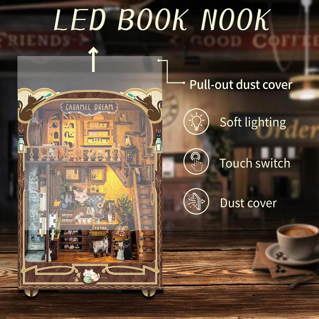 Caramel Dreams Cat Café Book Nook