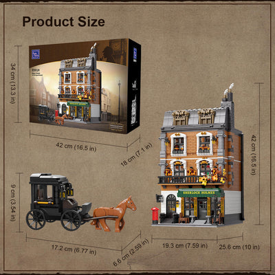 Sherlock Holmes Baker Street 3D Plastic Kit