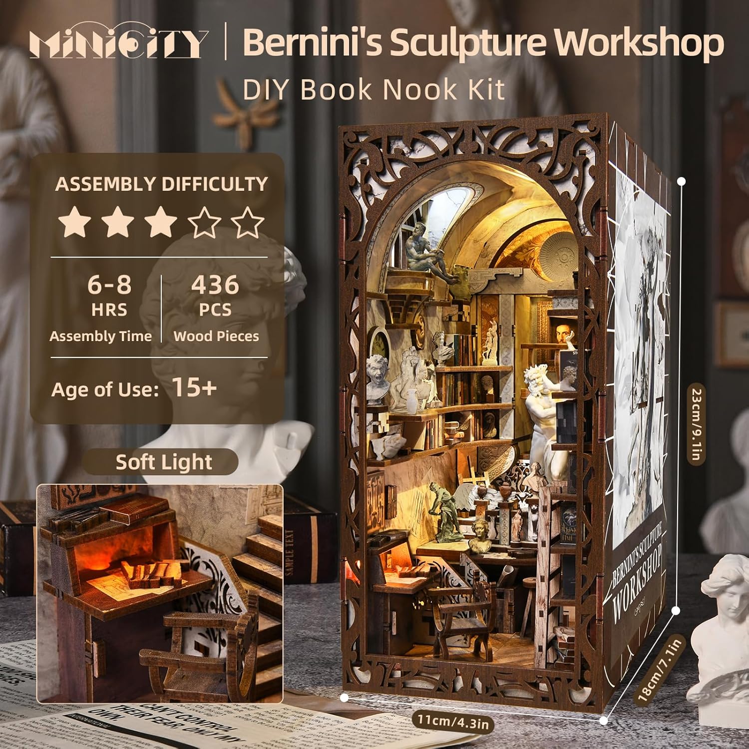 Bernini's Workshop DIY Book Nook
