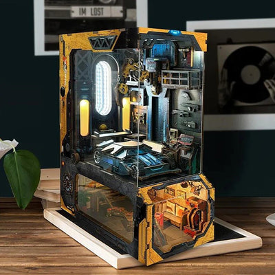 Automobile Workshop DIY Book Nook