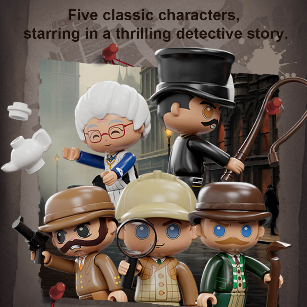 Sherlock Holmes Baker Street 3D Plastic Kit