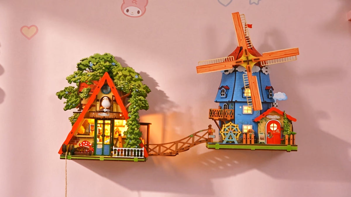 Windsong Town 3D Wooden Puzzle