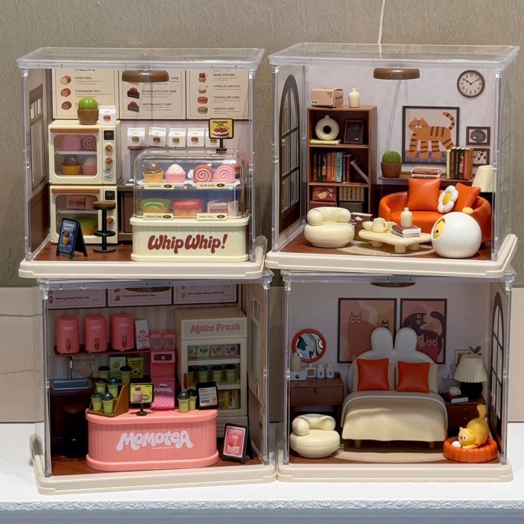 Cat Living Room Miniature House