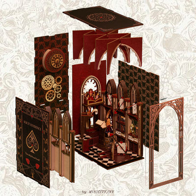 Alice in Wonderland DIY Book Nook