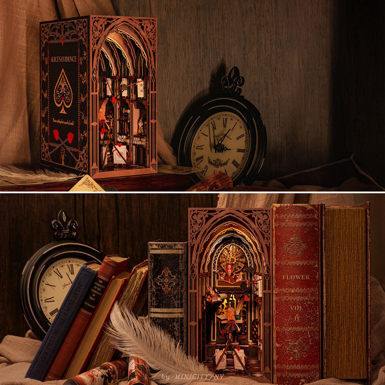 Alice in Wonderland DIY Book Nook