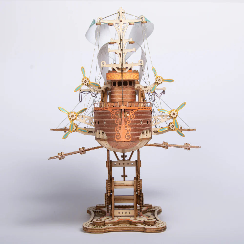 Masterpiece Fantasy Airships 3D Wooden Puzzle