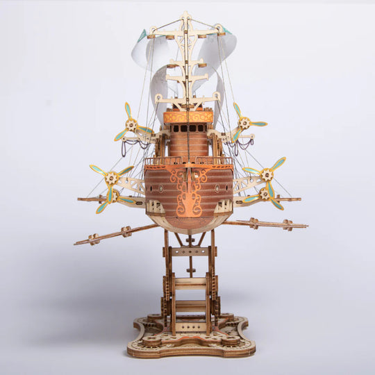 Masterpiece Fantasy Airships 3D Wooden Puzzle