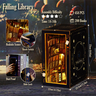 B-falling Library DIY Book Nook