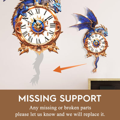 Dragon Clock 3D Wooden Puzzle