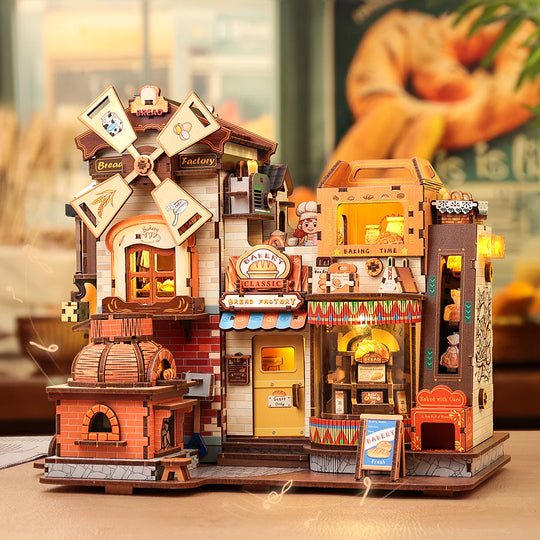 Bread Factory 3D Wooden Kit