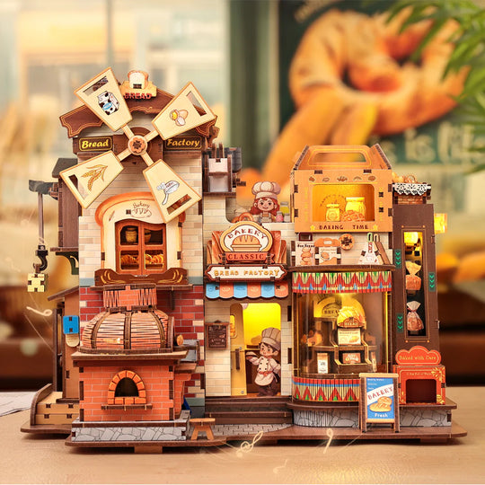 Bread Factory 3D Wooden Kit