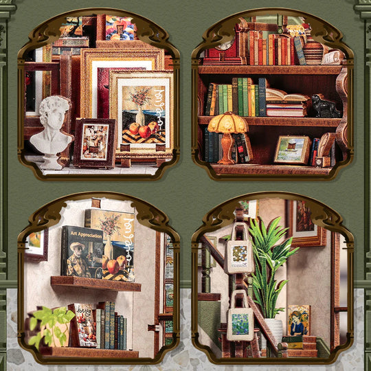Gallery Bookstore DIY Miniature House